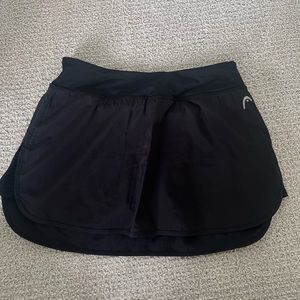 HEAD brand black workout tennis golf skirt - size XS black